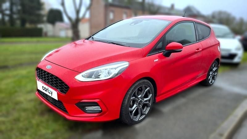 Rouge Occasion 2018 Ford Fiesta ST-Line Berline | 10 983 € (Prix juste) - Image 1/4