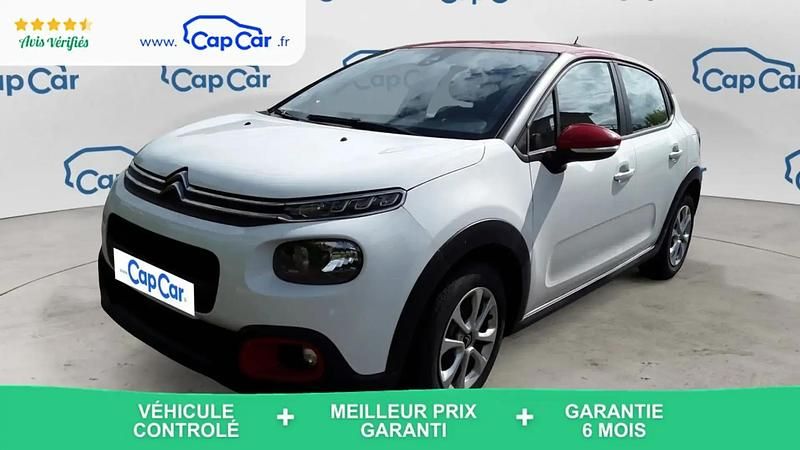Blanc Utilisé 2019 Citroën C3 Feel Citadine | 7 499 € (Prix juste) - Image 1/4