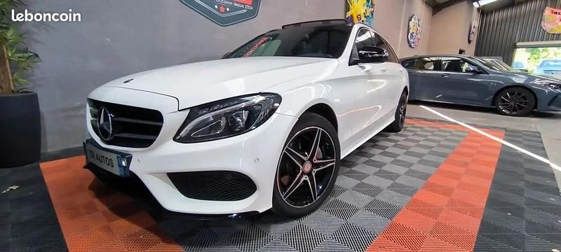 Blanc Utilisé 2016 Mercedes C180 AMG line Break | 19 990 € (Prix juste) - Image 1/4