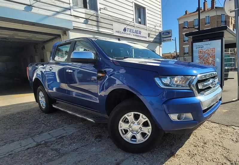 Bleu Occasion 2018 Ford Ranger XLT Pick-up | 17 950 € (Prix juste) - Image 1/4