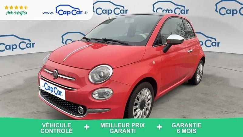Occasion Fiat 500 Lounge 69 ch (50 kW) 2019 Rouge Citadine