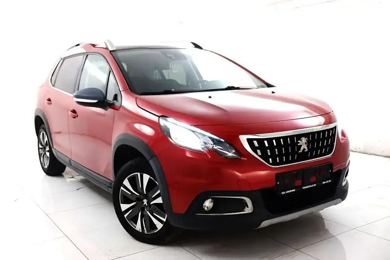 Rouge Utilisé 2017 Peugeot 2008 SUV | 10 250 € (Prix juste) - Image 1/4