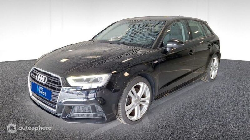 Noir Utilisé 2019 Audi A3 Sportback S-Line Berline | 23 980 € (Bon prix) - Image 1/4