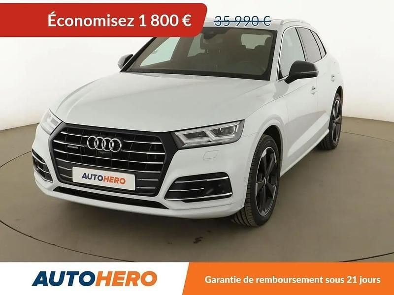 Blanc Occasion 2020 Audi Q5 Sport SUV | 34 190 € (Prix juste) - Image 1/2