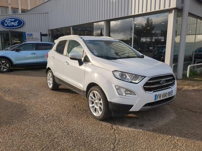 Blanc glacier Occasion 2020 Ford Ecosport Titanium SUV | 13 990 € (Prix juste) - Image 1/4