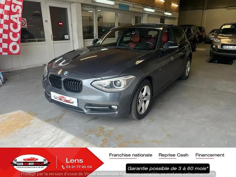 Gris Utilisé 2013 BMW 118 Sport Line Citadine | 9 999 € (Super prix) - Image 1/4