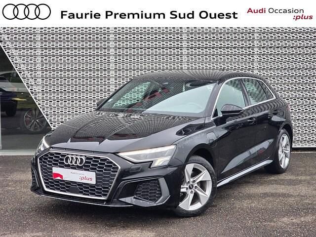 Noir mythic métallisé Utilisé 2021 Audi A3 Sportback e-tron S-Line Berline | 26 990 € (Bon prix) - Image 1/4