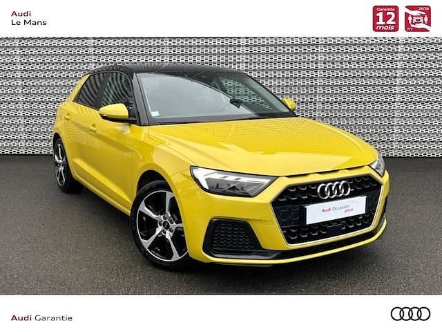 Jaune python métallisé Occasion 2021 Audi A1 Sportback Advanced Plus Citadine | 19 490 € (Prix juste) - Image 1/4