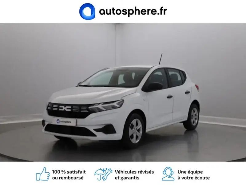 Blanc Utilisé 2023 Dacia Sandero Essentiel Citadine | 12 999 € (Bon prix) - Image 1/4