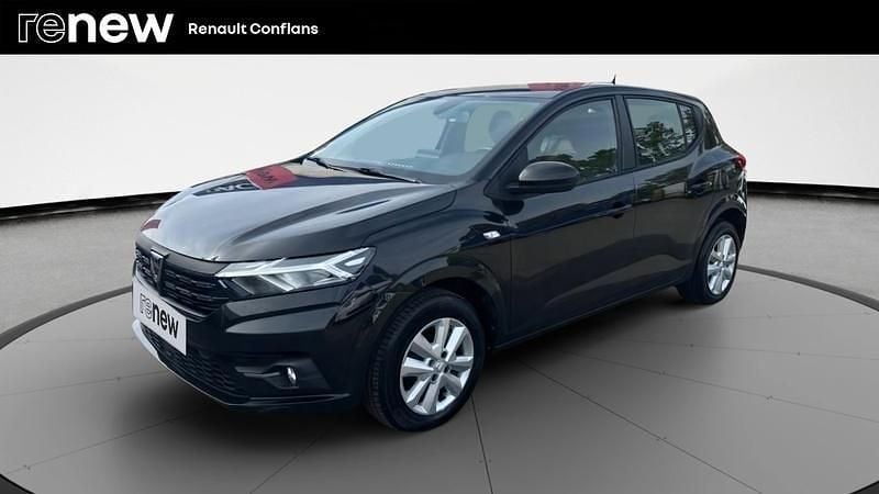 Noir Utilisé 2022 Dacia Sandero Comfort Citadine | 12 980 € (Prix juste) - Image 1/4