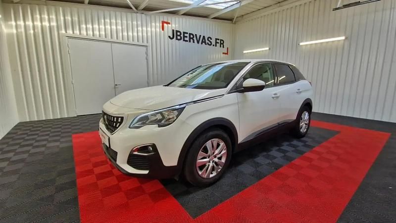 Blanc Utilisé 2019 Peugeot 3008 Business-Line SUV | 14 990 € (Bon prix) - Image 1/4