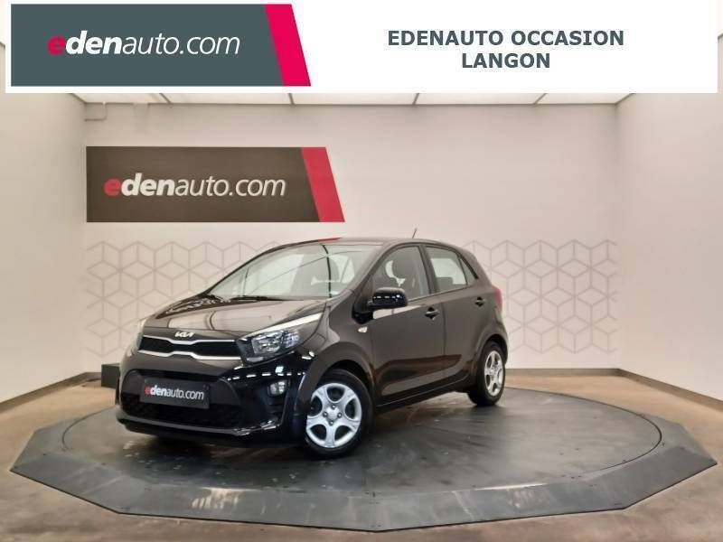 Noir Utilisé 2024 Kia Picanto Active Citadine | 13 190 € (Prix juste) - Image 1/3