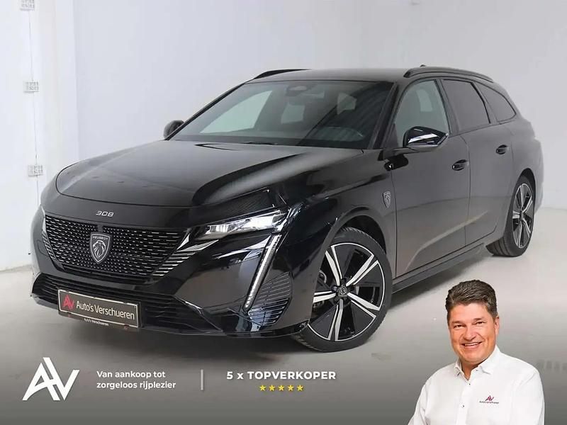 Noir Utilisé 2024 Peugeot 308 GT-line Break | 23 490 € (Prix juste) - Image 1/4