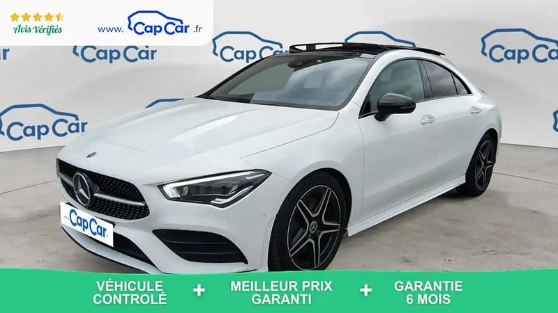Blanc Occasion 2022 Mercedes 200 AMG line Berline | 32 990 € - Image 1/4