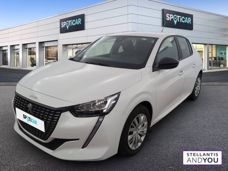 Blanc Utilisé 2022 Peugeot 208 Active Citadine | 12 290 € (Prix juste) - Image 1/3