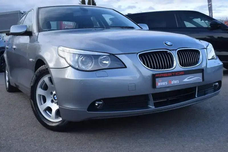 Gris Utilisé 2006 BMW 523 Berline | 13 900 € - Image 1/4