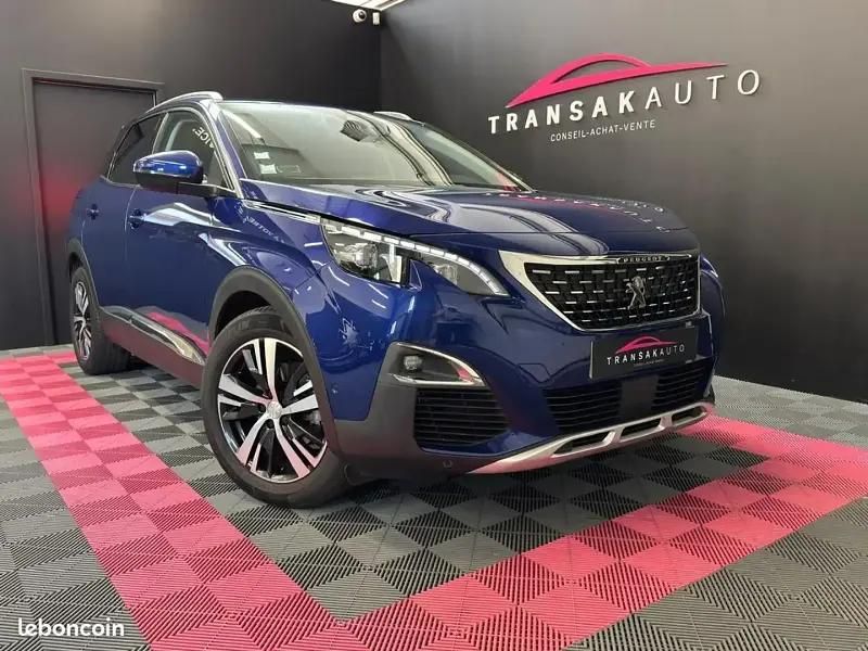 Bleu Utilisé 2019 Peugeot 3008 Allure Monospace | 14 990 € (Super prix) - Image 1/4
