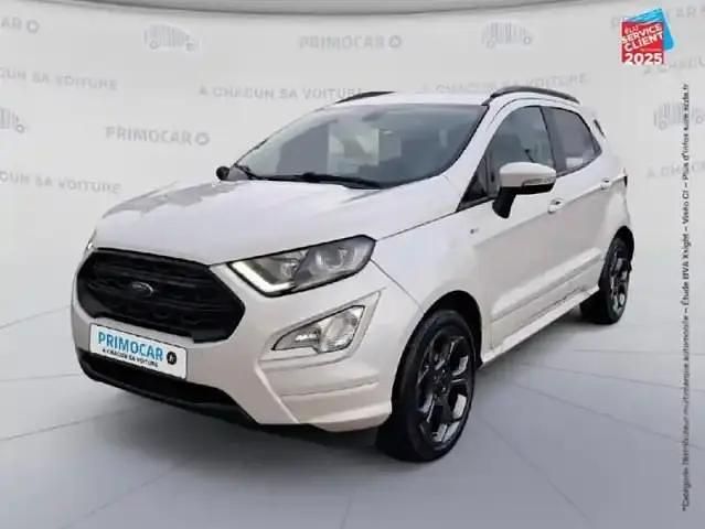 Blanc glacier Occasion 2019 Ford Ecosport ST-Line SUV | 13 499 € (Prix juste) - Image 1/4