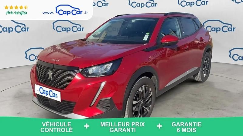 Rouge Utilisé 2020 Peugeot 2008 Allure SUV | 12 380 € (Prix juste) - Image 1/4