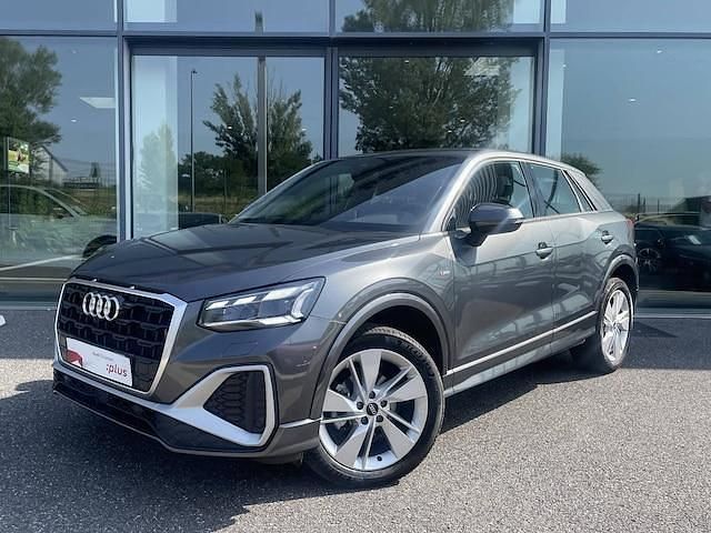 Gris daytona nacré Occasion 2023 Audi Q2 S-Line SUV | 31 490 € (Prix assez cher) - Image 1/4