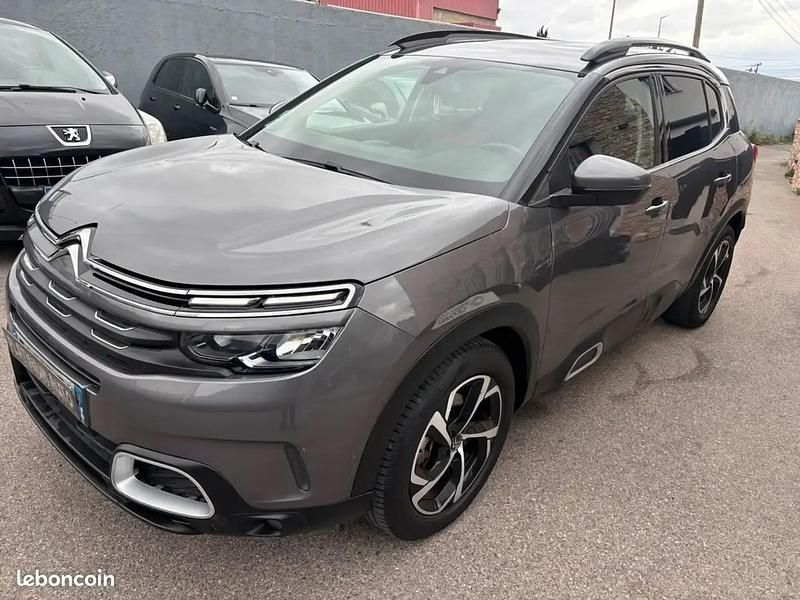 Gris Utilisé 2019 Citroën C5 Aircross PureTech SUV | 9 990 € (Bon prix) - Image 1/4