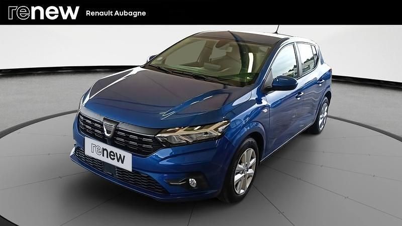 Bleu Utilisé 2022 Dacia Sandero Comfort Citadine | 13 490 € (Prix juste) - Image 1/4