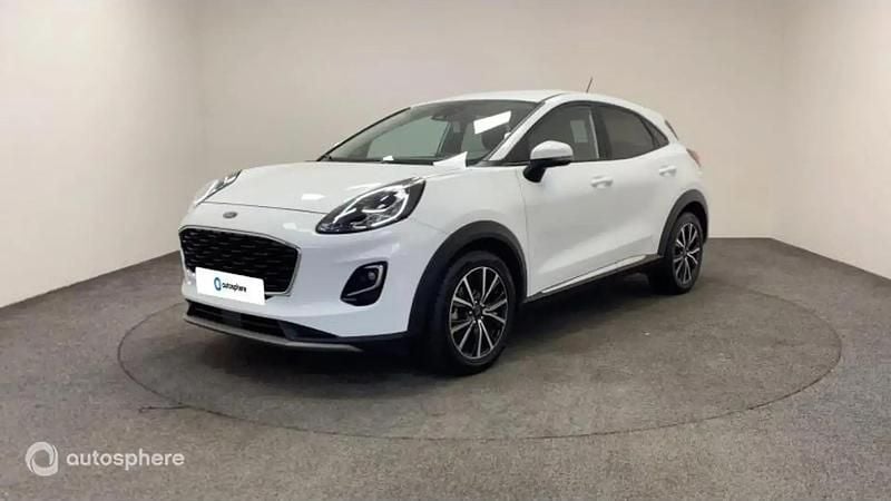 Blanc Utilisé 2022 Ford Puma Titanium SUV | 17 999 € (Prix juste) - Image 1/4