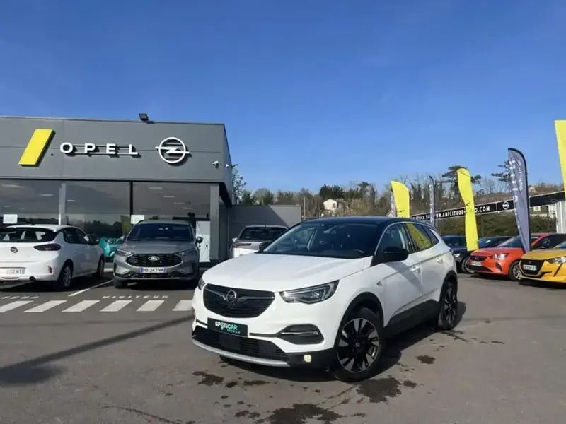 Toit+rétros ext noir/blanc jade Utilisé 2021 Opel Grandland X Ultimate SUV | 17 399 € (Prix juste) - Image 1/4