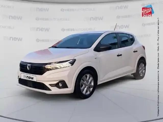 Blanc Occasion 2021 Dacia Sandero Essentiel Berline | 8 499 € (Super prix) - Image 1/4