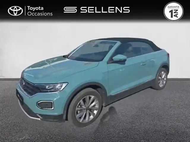Vert Utilisé 2020 VW T-Roc Cabriolet Style Cabriolet | 24 480 € - Image 1/4