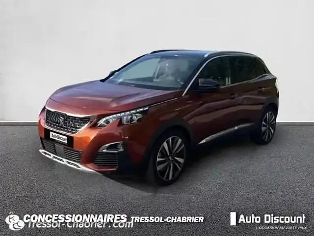 Orange Occasion 2019 Peugeot 3008 GT-line SUV | 17 830 € (Prix juste) - Image 1/4