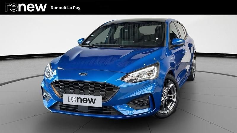 Bleu Utilisé 2020 Ford Focus ST-Line Berline | 15 400 € (Prix juste) - Image 1/4