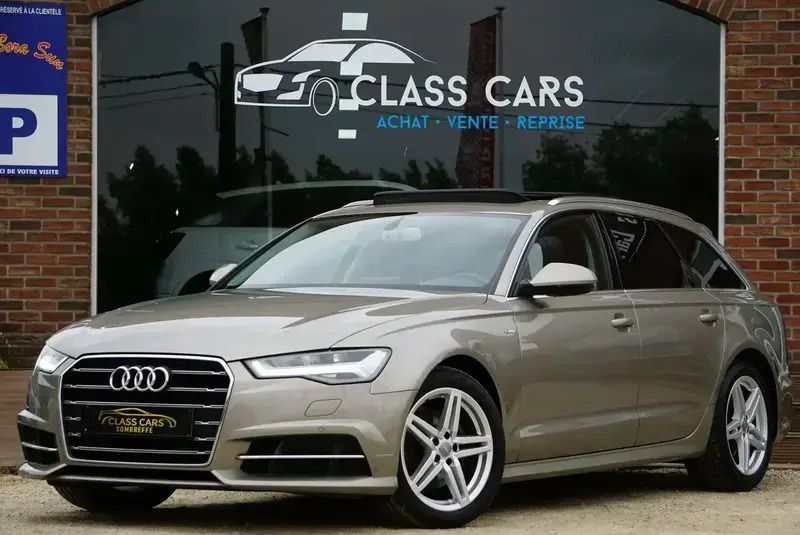 Beige Utilisé 2017 Audi A6 S-Line Break | 21 990 € (Prix juste) - Image 1/4