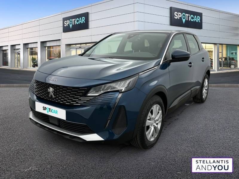 Bleu Utilisé 2021 Peugeot 3008 Active | 17 690 € (Prix juste) - Image 1/3