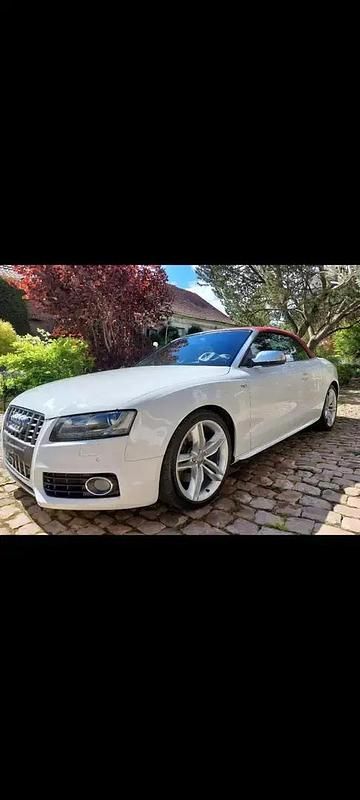 Blanc Occasion 2009 Audi S5 Sport Cabriolet | 24 000 € - Image 1/4