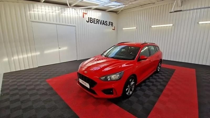 Rouge Utilisé 2021 Ford Focus ST-Line Break | 13 990 € (Prix juste) - Image 1/4