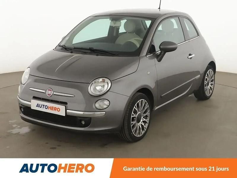 Gris Utilisé 2015 Fiat 500 Lounge Citadine | 8 990 € (Bon prix) - Image 1/2
