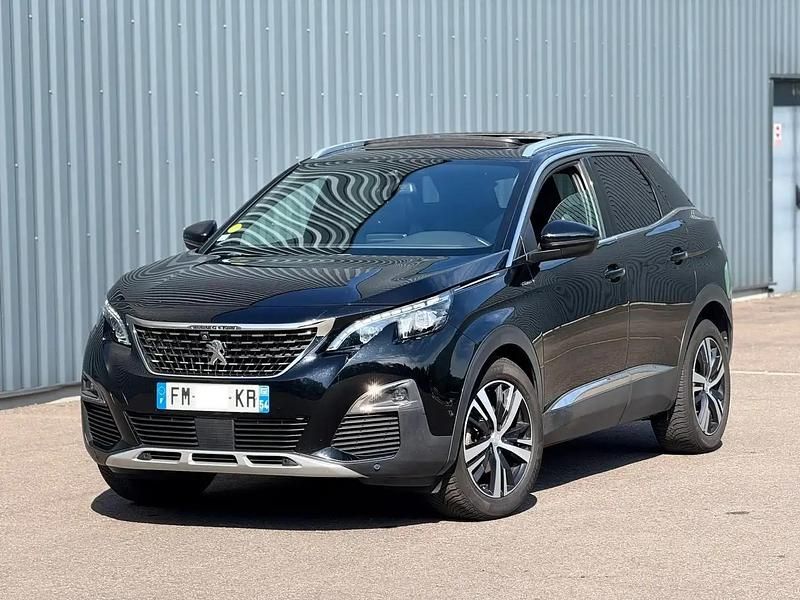 Noir Utilisé 2019 Peugeot 3008 GT-line SUV | 14 999 € (Bon prix) - Image 1/4