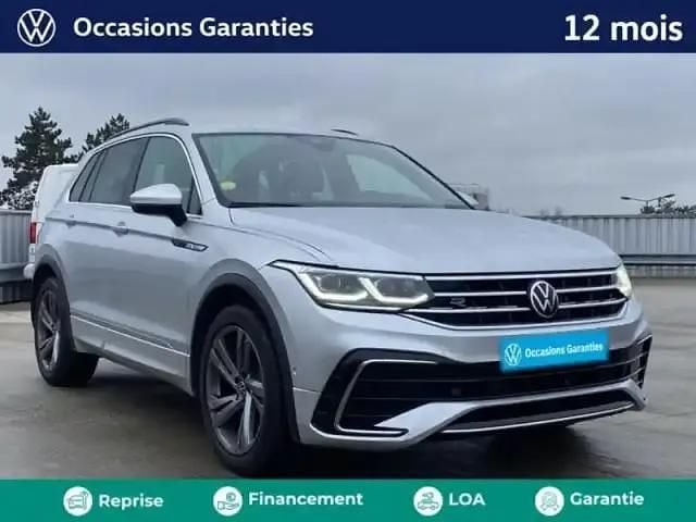 Reflet d'argent métallisée Occasion 2022 VW Tiguan R-line SUV | 34 490 € (Bon prix) - Image 1/4