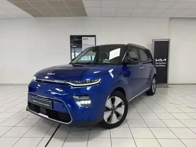 Occasion Kia Soul EV Premium 150 kW (204 ch) 2022 Bleu neptune mã©tal+toit noir abyssinie SUV