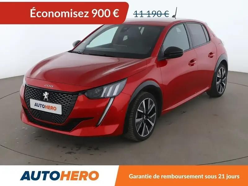 Rouge Utilisé 2019 Peugeot 208 GT-line Citadine | 10 290 € (Prix juste) - Image 1/2