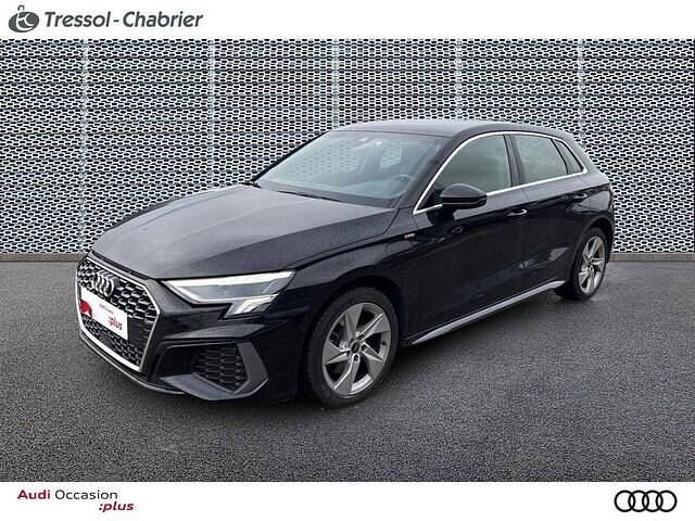 Noir mythic métallisé Utilisé 2021 Audi A3 Sportback e-tron S-Line Citadine | 29 750 € (Prix assez cher) - Image 1/4