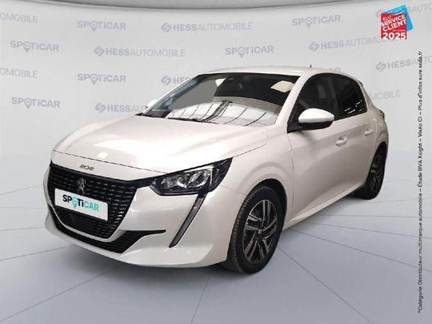 Blanc Utilisé 2021 Peugeot 208 Allure Citadine | 13 999 € (Bon prix) - Image 1/4