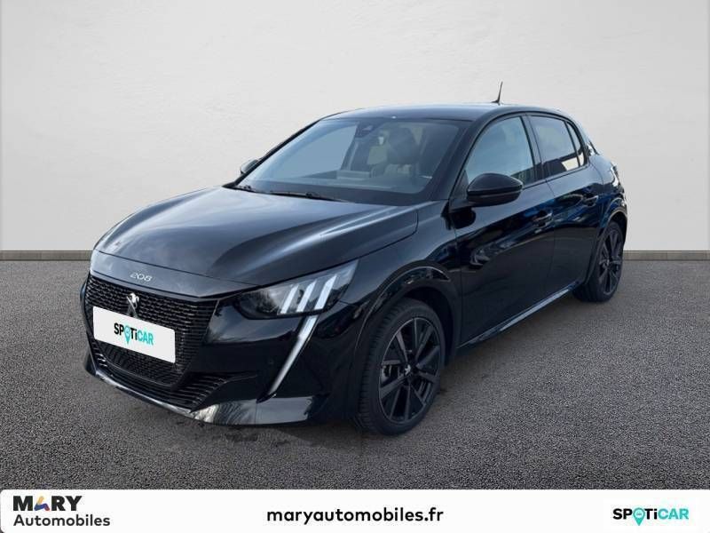 Noir Utilisé 2023 Peugeot e-208 GT Citadine | 21 900 € (Bon prix) - Image 1/3