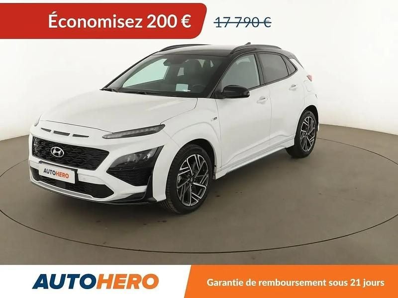 Blanc Utilisé 2022 Hyundai Kona N Line SUV | 17 590 € (Prix juste) - Image 1/2