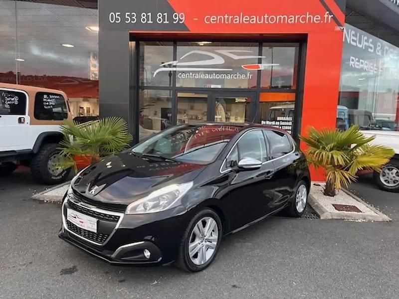 Noir Occasion 2019 Peugeot 208 Allure Citadine | 11 990 € (Prix juste) - Image 1/4