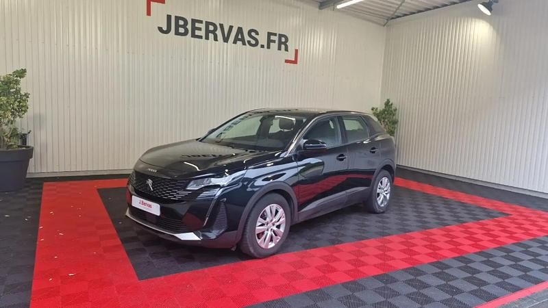 Noir Utilisé 2021 Peugeot 3008 Business-Line SUV | 17 990 € (Prix juste) - Image 1/4