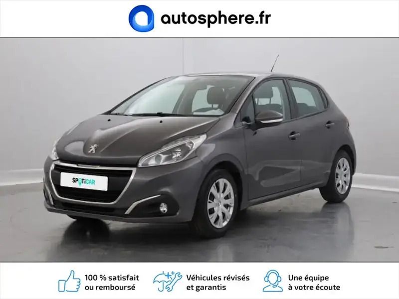 Gris Utilisé 2020 Peugeot 208 Business-Line Citadine | 9 499 € (Bon prix) - Image 1/4