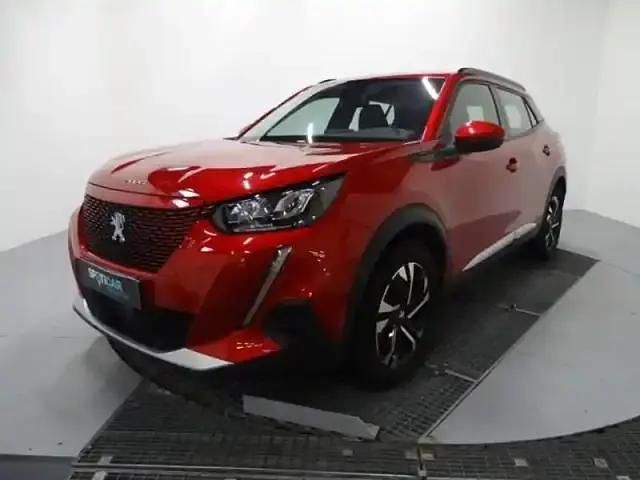 Rouge Occasion 2020 Peugeot e-2008 Allure SUV | 15 390 € (Prix assez cher) - Image 1/4