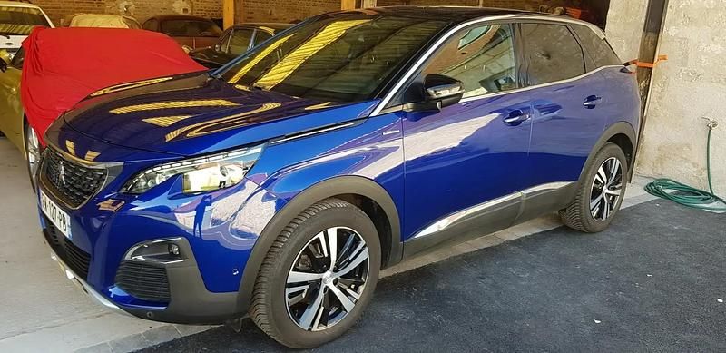 Bleu Utilisé 2018 Peugeot 3008 GT-line SUV | 18 500 € (Bon prix) - Image 1/4